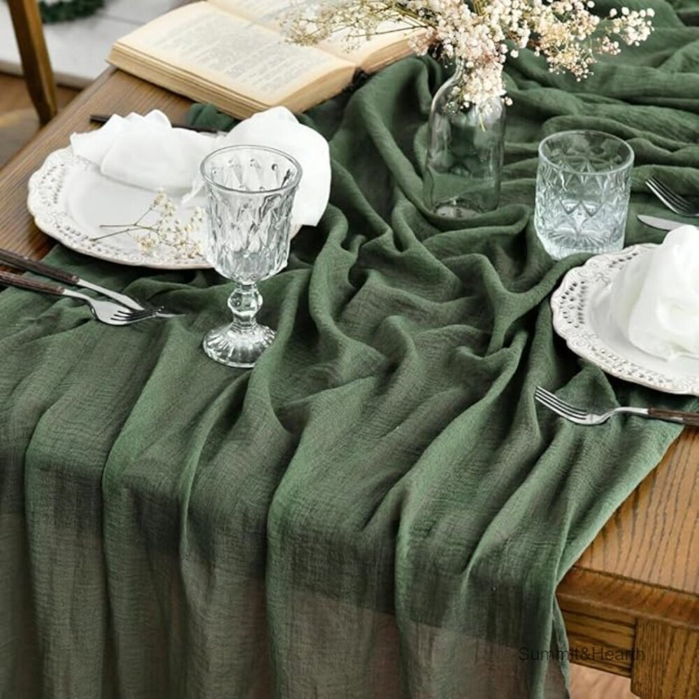 300cm Polyester Table Runner, Boho Floral Pattern, Machine Washable